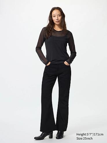 Джинсы: Джинсы, Клеш, Uniqlo, Япония, Стрейч, XS — 2