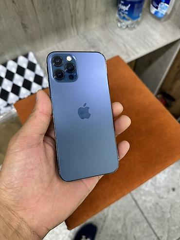 Apple iPhone: IPhone 12 Pro, Б/у, 256 ГБ, Pacific Blue, Защитное стекло, Чехол, В рассрочку, 100 % — 3