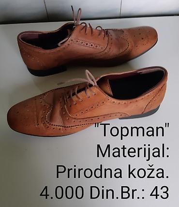 Cipele: Muške cipele „Topman” – brogue/oxford stil - Materijal: prirodna koža — 3