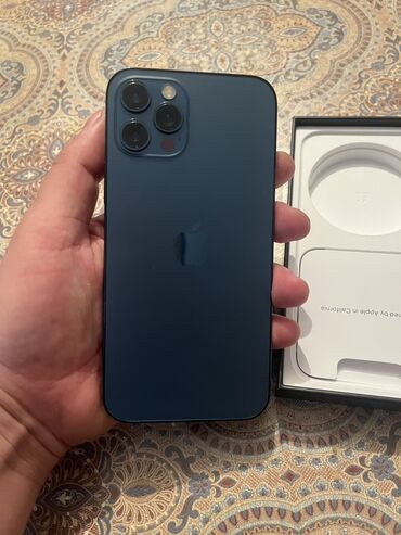 12 про 128: IPhone 12 Pro, Колдонулган, 256 ГБ, Куту