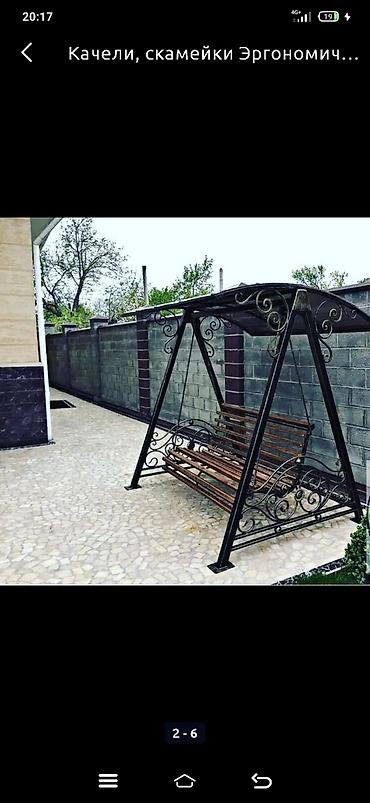 Садовые качели: Садовые качели Со спинкой, С крышей — 9