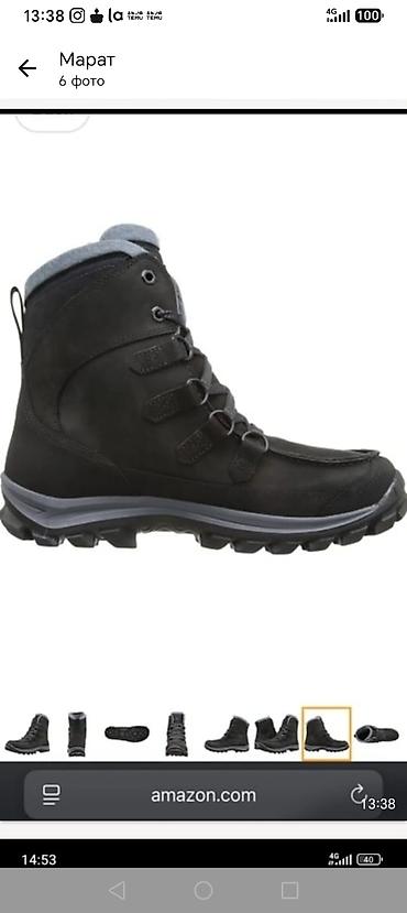 термо ботас: Мужские ботинки, 43, Timberland, Новый, цвет - Черный — 2