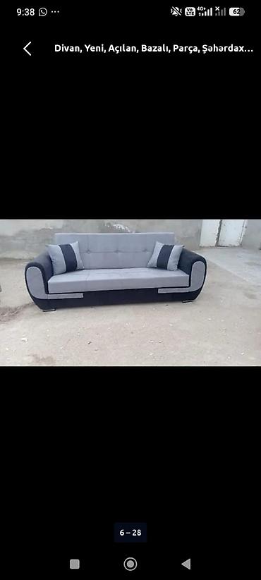 divan olcusu: Divan, Qonaq otağı üçün, Bazalı, Açılan — 1