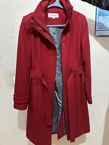 blue chanel: Пальто, Классика, Осень-весна, По колено, С поясом, S — 4