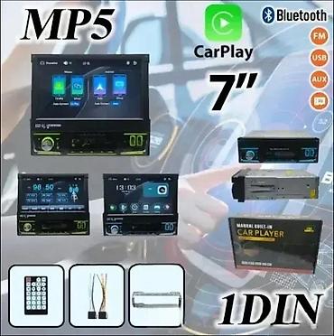 Audio oprema za auto: Auto multimedija 1DIN sa izvlačnim 7" ekranom (MP5) Ključne funkcije — 2