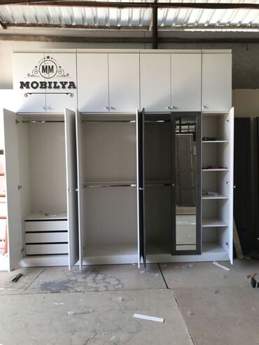 Sifarişlə dolablar: Düz dolab, Qonaq otağı üçün, Dəhliz üçün, Yataq otağı üçün, Qarderob, Açılan, Korpuslu — 15