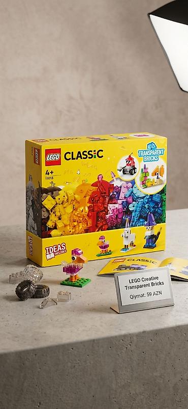 oyuncaq təyyarə: 🎮 LEGO Classic Creative Transparent Bricks (11013) – Yaradıcılığınızı — 1