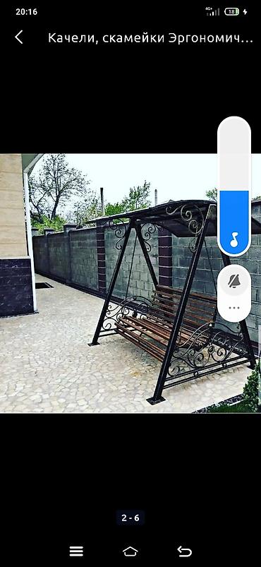 Садовые качели: Садовые качели Со спинкой, С крышей — 8