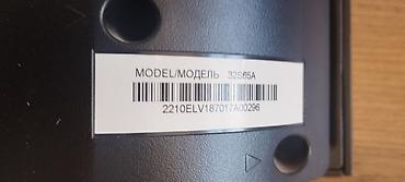 tcl c6k: TCL 32S65A LED TV - Ekran ölçüsü: 32 düym - Model: 32S65A (etiketdə — 1