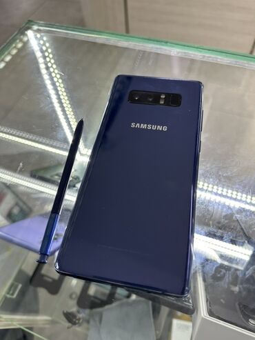 замена экрана: Samsung Galaxy Note 8, 64 ГБ, цвет - Синий