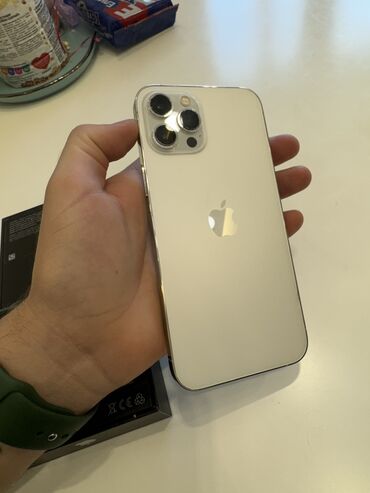 Apple iPhone: IPhone 12 Pro Max, Б/у, 256 ГБ, Белый, Коробка, 100 %