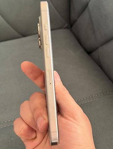iphone 11 500: IPhone 16 Pro Max, 256 GB, White Titanium, Zəmanət, Simsiz şarj, Face ID — 6