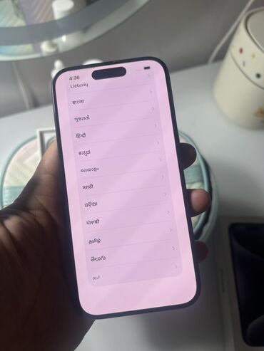 Apple iPhone: IPhone 15 Pro, Б/у, 256 ГБ, Blue Titanium, Коробка, 95 % — 2