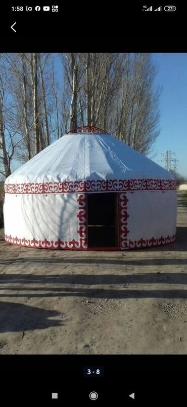 Аренда юрт: Аренда юрты, Каркас Деревянный, 80 баш, С полом, Самовар, Казан — 4