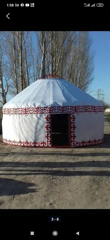 Спорт жана хобби: Боз үйлөрдү ижаралоо, Каркасы Жыгач, 85 баш, Самоор, Полу менен, Үстөл — 2