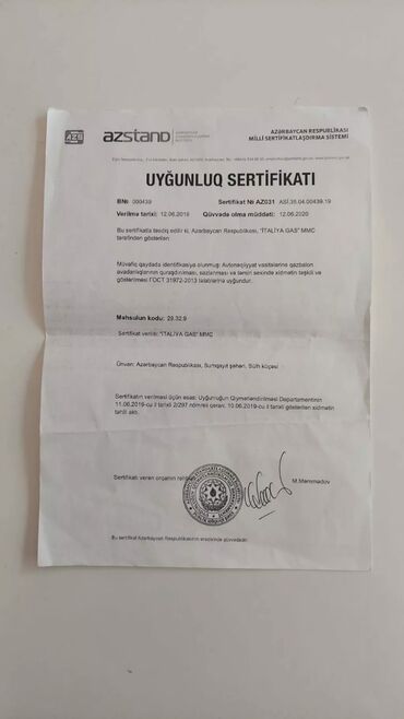 Yanacaq çənləri: Maşın üçün qaz balonu. X5 üzərində olub cəmi 1 dəfə qaz vurulub — 10