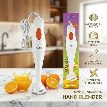 elektrik mühərrik: Naifeo NF-8001A əl blenderi - Güc: 300W - Mühərrik: mis sarğılı — 2
