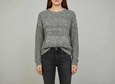 mohito biały sweter: Sweter damski, rozmiar M