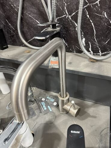 краник для кухни: Кухонный смеситель из нержавеющей стали - Материал: нержавеющая сталь