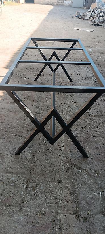 gamer stol: Metal masa karkası – müasir dizayn - Material: qalın divarlı, kvadrat — 1