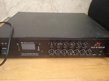 kalonka ses: Model: WS-6180UB çoxzonalı gücləndirici və MP3 pleyer Xüsusiyyətlər — 4