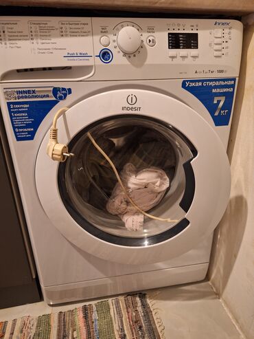 paltaryuyan masin lalafo: Paltaryuyan maşın Indesit, 7 kq, Avtomat, Qurutmasız, Kredit yoxdur