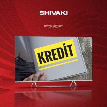 Paltaryuyan maşınlar: Yeni Televizor Shivaki Led 50" 4K (3840x2160), Pulsuz çatdırılma