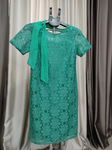 хиджаб платья: Вечернее платье, Короткая модель, С рукавами, L (EU 40)