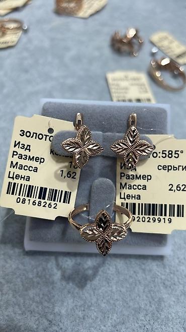 Кольца: Кольцо, Проба 585, Новый — 38