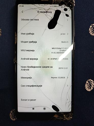 Xiaomi: Xiaomi Redmi 5 (model: MDG1) - Ekran 5.7", IPS, 18:9 - MIUI Global — 4