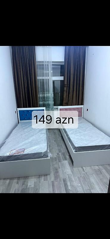 dosek matras: Tək nəfərlik çarpayı dəsti – 149 AZN Şəkildə iki ədəd tək nəfərlik — 1