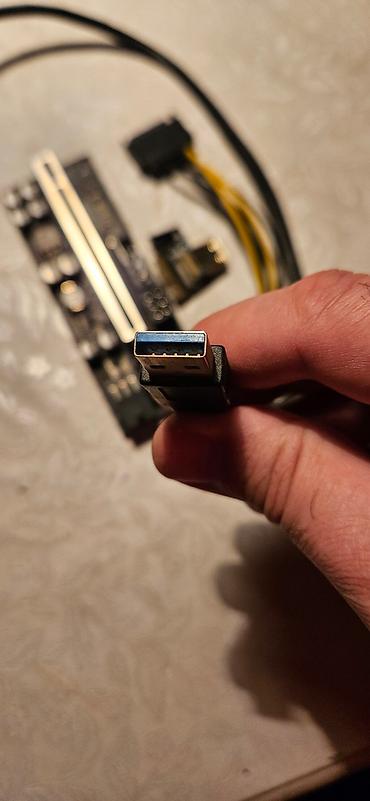 кронштейн для видеокарты: PCI-E riser dəsti – PCI-E 1x → 16x (model: PCE164P-N03, VER 006S) — 8