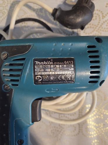 фрезер makita: Makita 6413 elektrikli drel. Model: **Makita 6413** Patron ölçüsü — 1