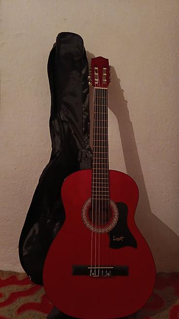 Гитары: Классическая гитара Leqat 39 размера (классическая, 6 струн), красный — 2