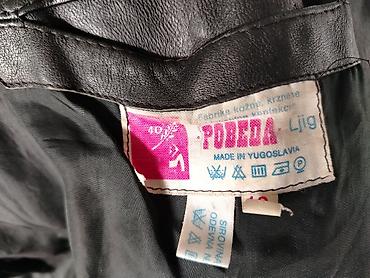 kosulje crne: Muska kozna jakna od prirodne koze Odlicno ocuvana Velicina M Mere — 6