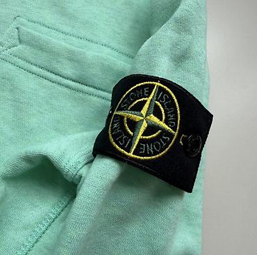 Svitşotlar: Stone Island svitşot. Стон Айленд Açıq mint və sarı rəng — 1