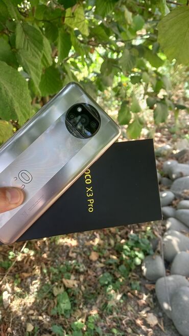 poco f3 ikinci el: Poco X3 Pro, 256 GB, rəng - Boz, Kredit, Barmaq izi, Face ID