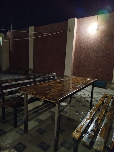 Digər bağ, çöl mebeli: Yaxşı vəziyyətdədir. Sinan sökülən yeri yoxdu az işlənib. real alıcıya