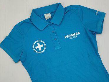Koszulki: Koszulka M (EU 38), stan - Dobry, wzór - Print, kolor - Błękitny
