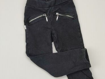 spodnie jeansy czarne z wysokim stanem: Spodnie jeansowe, 2-3 lat, 92/98, stan - Zadowalający