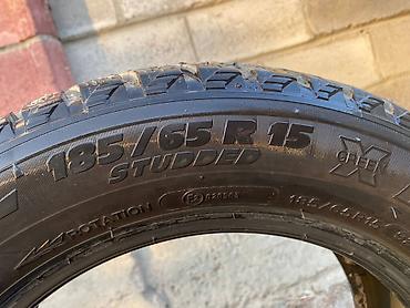 70 200: Шины 65 / R 15, Зимняя шипованная, Б/у, Комплект, Michelin — 1