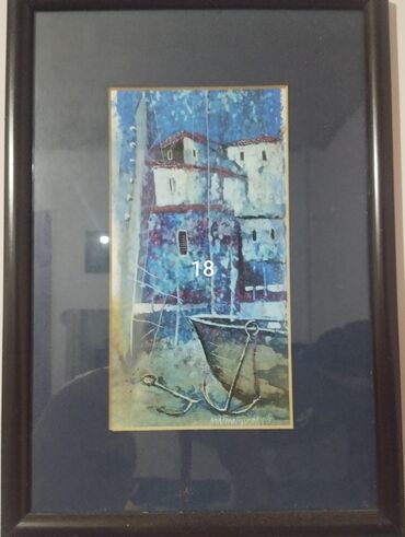 Şəkillər, tablolar: Istedadli ressam Mahmudzadenin 1999-cu ilde yaratdigi "Baki kendleri — 19