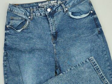 spódniczka dżinsowe z guzikami: Jeans, Beloved, XL (EU 42), condition - Very good