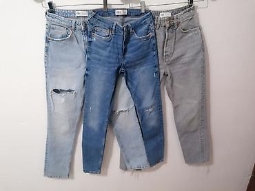 jakne reserved: 5 farmerki lot, 3 zara i 1 denim xxs i stradivarius xs34 al odg xxs — 1