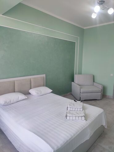 Посуточная аренда квартир: 1 комната, Душевая кабина, Постельное белье, Кондиционер — 6