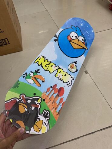 ���������������� ���������� ������������ �������� в Кыргызстан | ИГРУШКИ: Скейтборд с рисунком из мультфильма «Angry Birds» Размер: Длина 75см