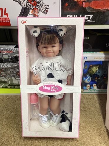Игрушки: Реборн кукла May May😇 как настоящий младенец 👶🏻 одежда, памперс и