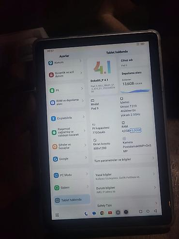 графический планшет для рисования: Oscal Pad 9. Kontakt home'dən alınıb. 128gb yaddaş. Zaretkanı çox — 1