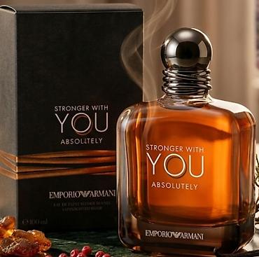stronger: Emporio Armani Stronger With You Absolutely – rom, vanil və isti — 1