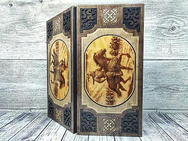 Нарды: Нарды "Номад". Нарды премиального сегмента, размер игрового поля — 2